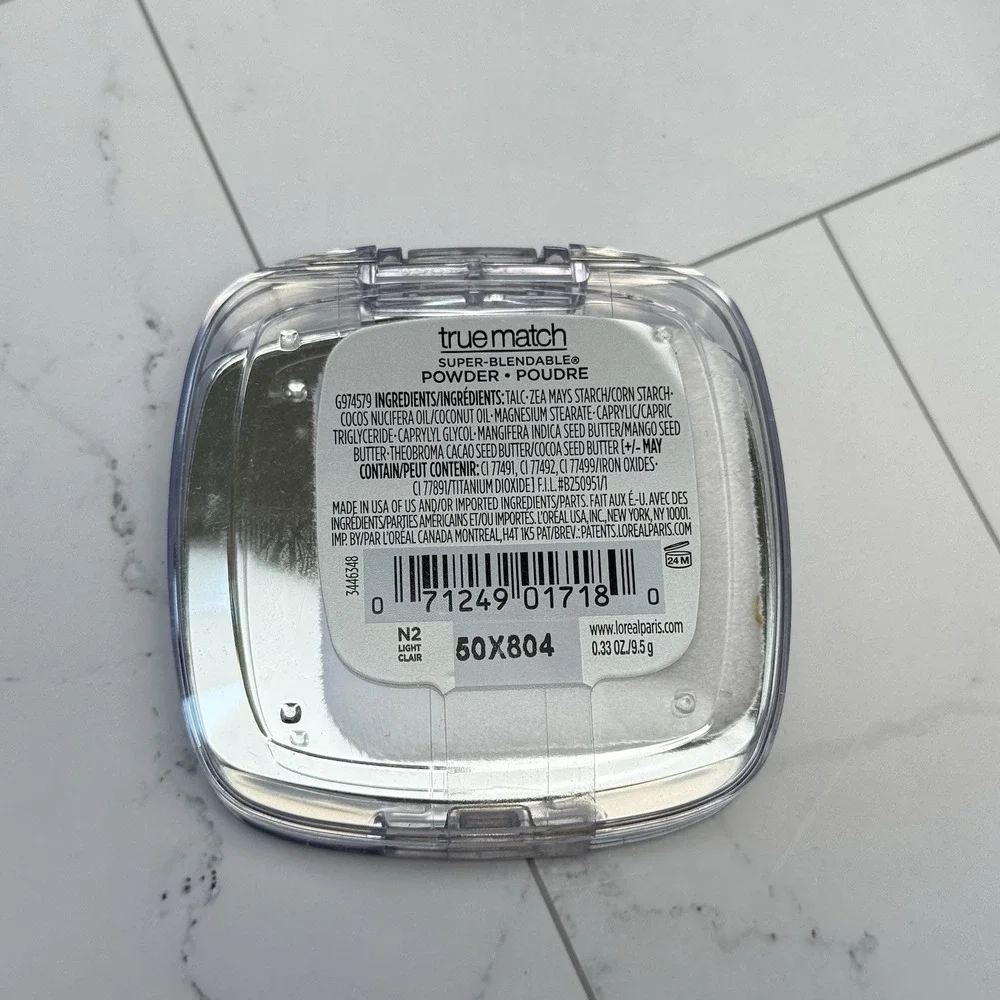 L'Oreal Paris True Match Super Blendable Powder N2 Classic Ivory, 0.33 oz - 3 PK